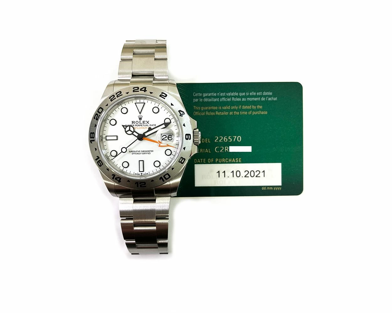 Used rolex explorer ii for sale 2025