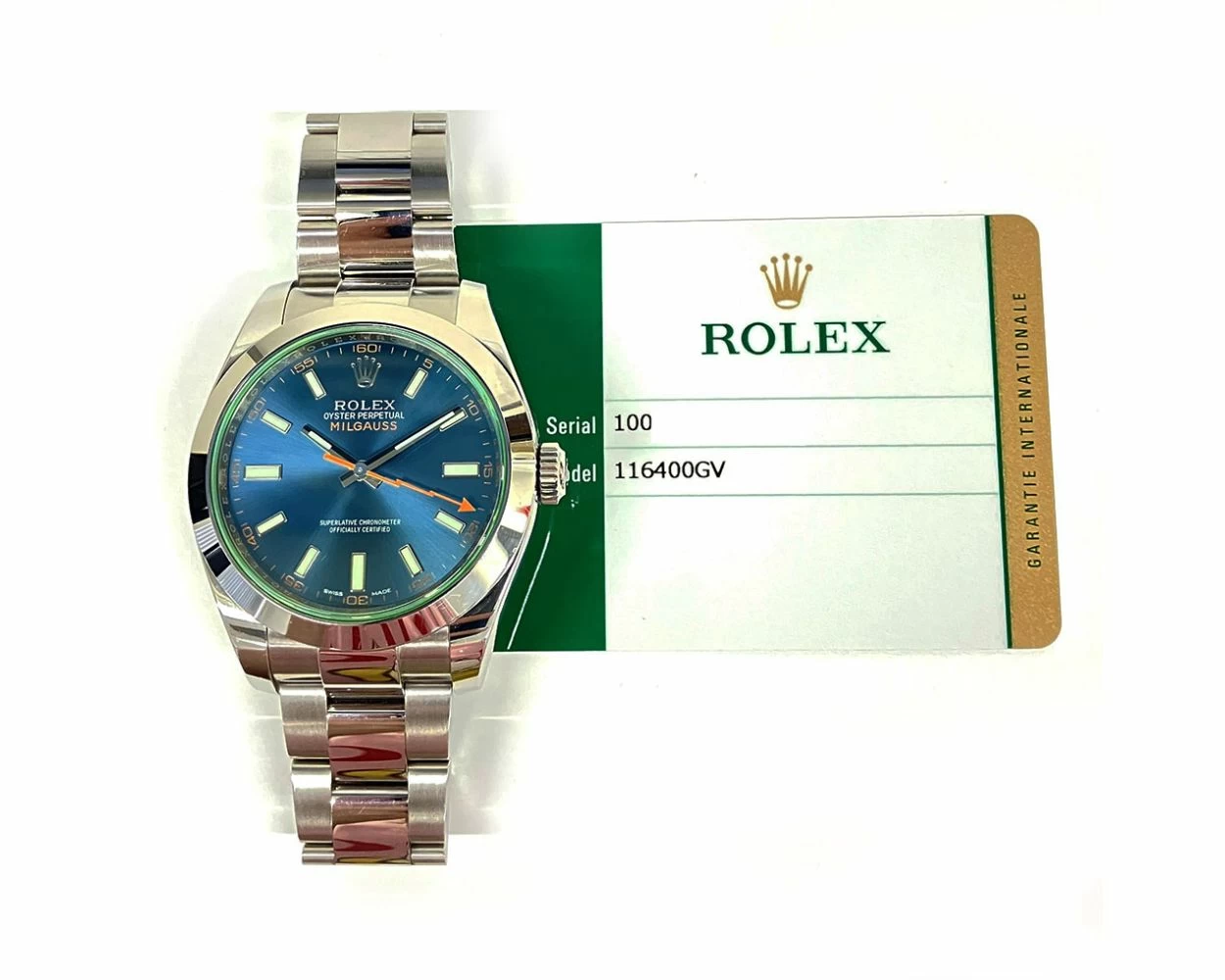 Rolex milgauss blue used top