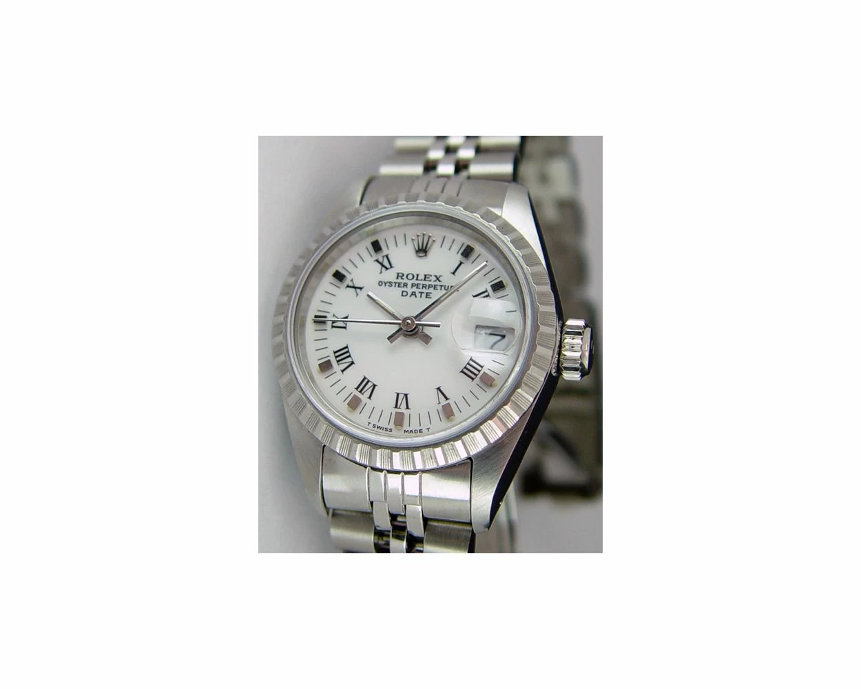 Buy Genuine Used Rolex Date 26 69240 Watch White Dial SKU 2130
