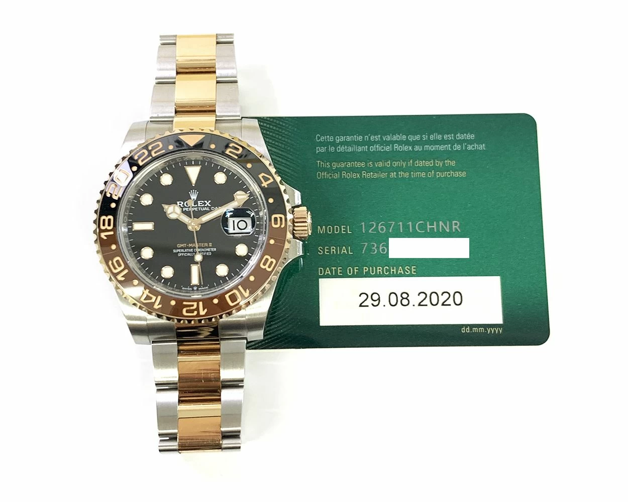 Rolex gmt master ii 126711 chnr on sale