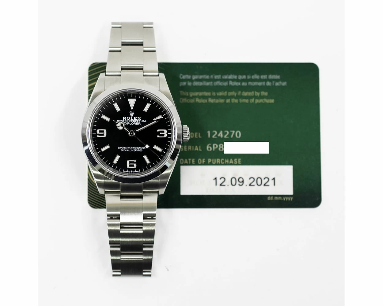 Buy Genuine Used Explorer 124270 Watch - Black Dial | SKU 11682