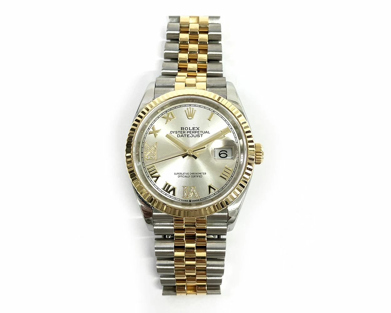 Buy Genuine Used Rolex Datejust 36 126233 Watch Silver Dial SKU 10375