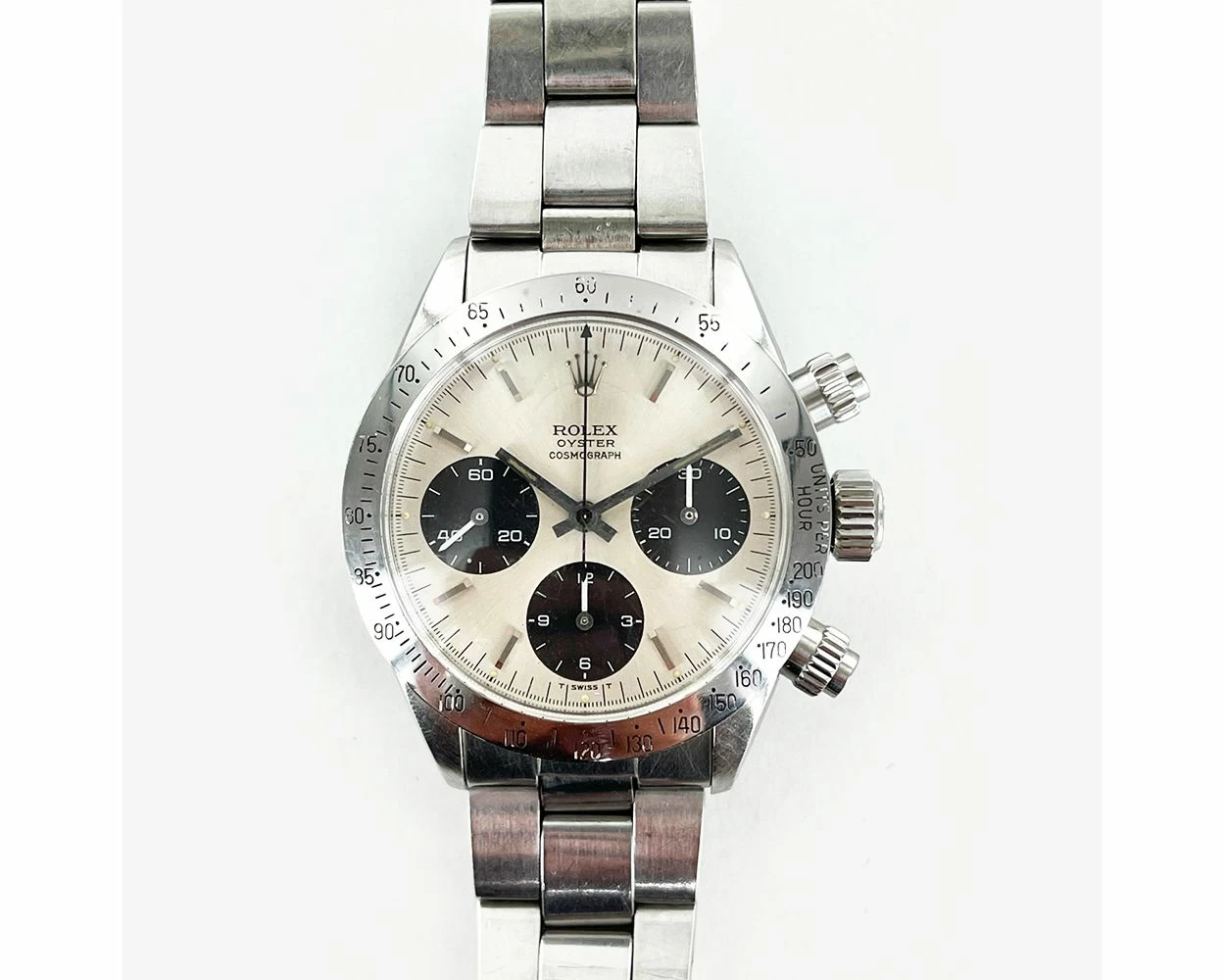 1972 Rolex Cosmograph Daytona 37.5mm Stainless Steel White Panda Dial 6265 Watch Only