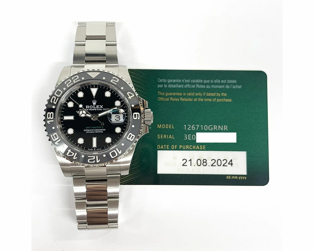 Used gmt master top