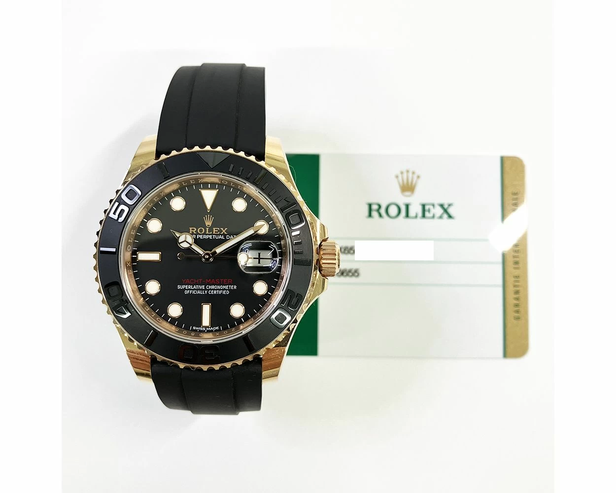 Buy Genuine Used Rolex Yacht-Master 40 116655 Watch Black Dial
