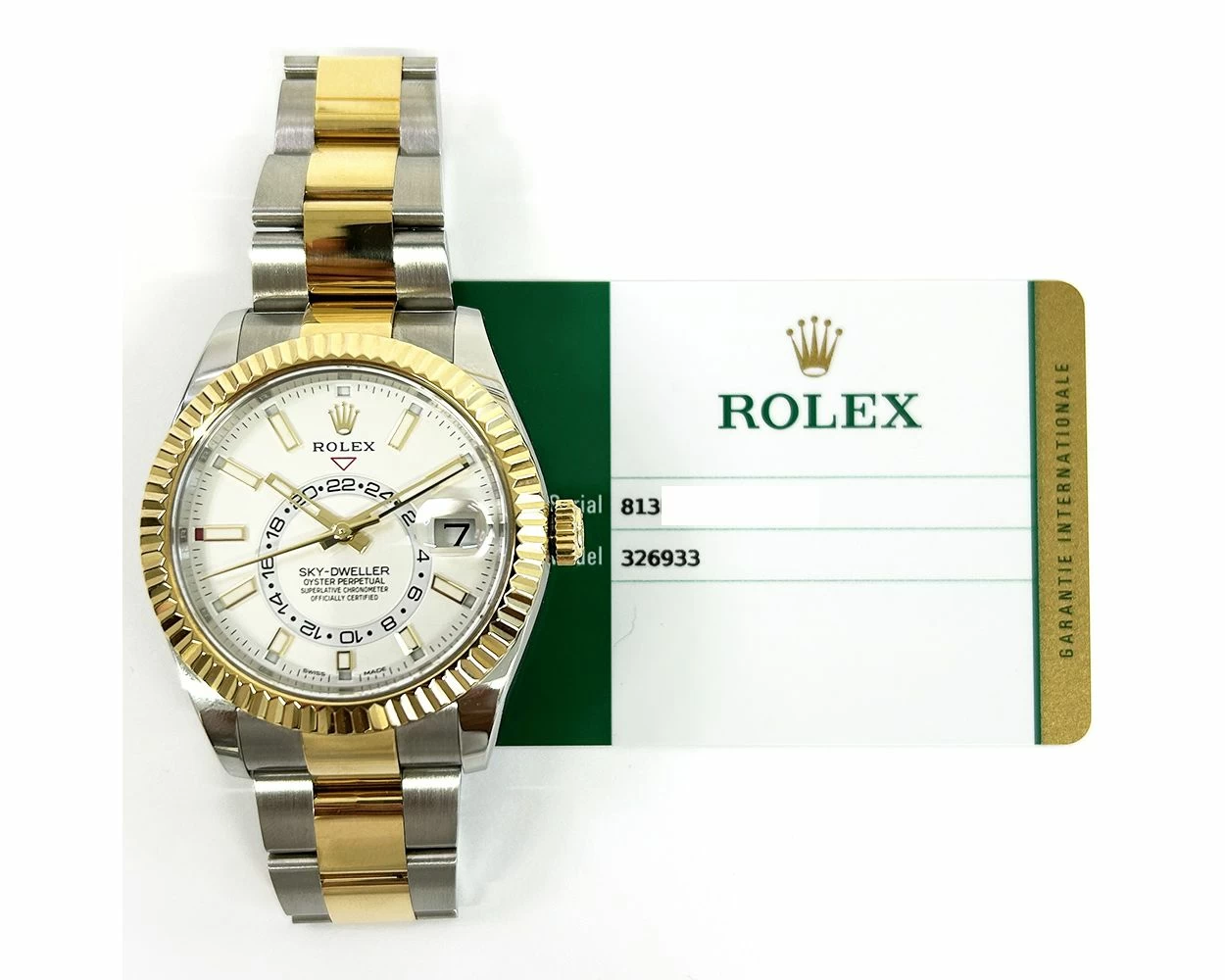 Sky dweller steel white dial new arrivals