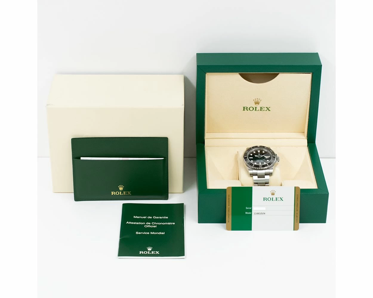 Buy Genuine Used Rolex Submariner Date 116610LN Watch - Black Dial