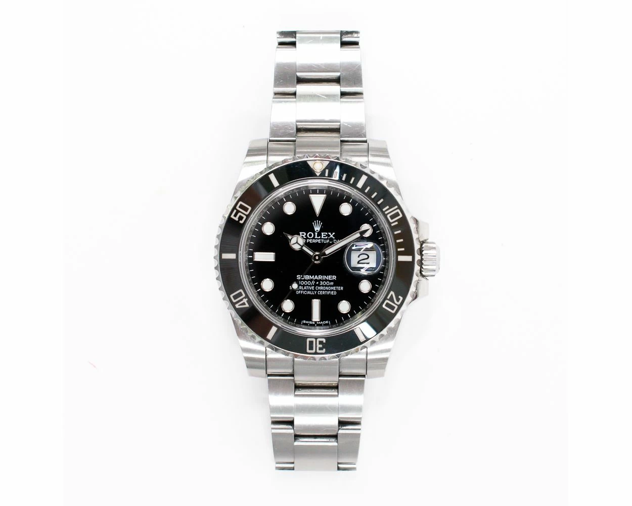 Buy Genuine Used Submariner Date 116610LN Watch - Black Dial | SKU