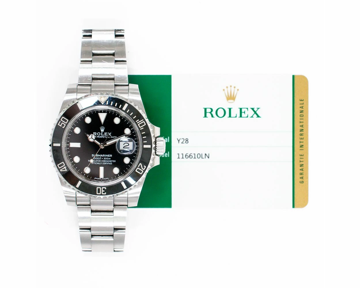 Buy Genuine Used Submariner Date 116610LN Watch - Black Dial | SKU