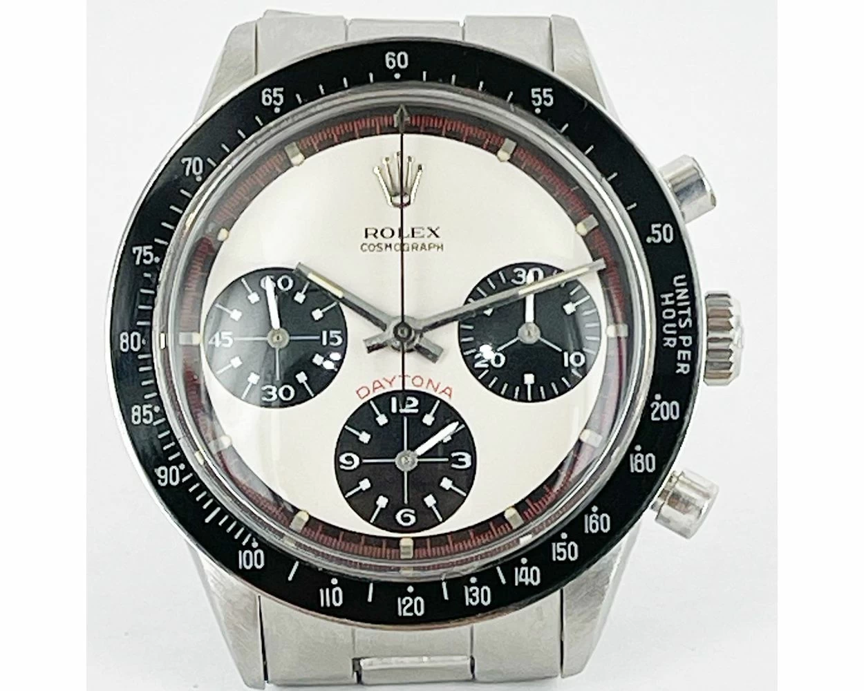 1969 Rolex 'Paul Newman' Daytona 6241, 37mm, Steel, White 'Panda' Dial,  Watch Only - Main Image