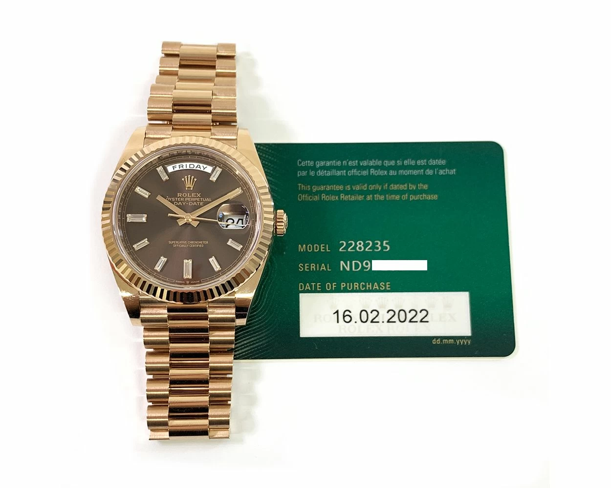 Used rolex president sale