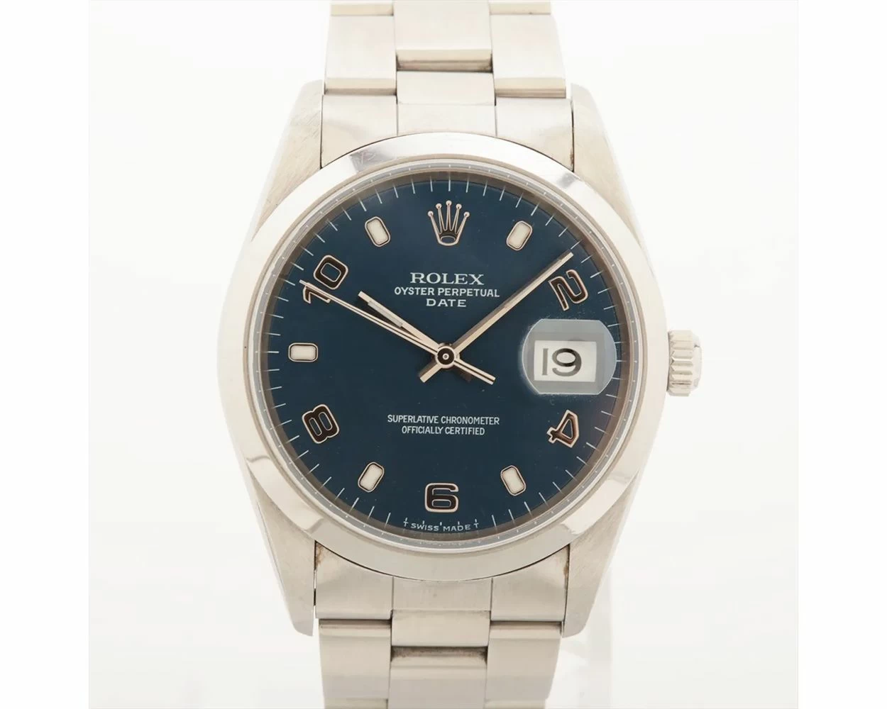 Buy Genuine Used Rolex Date 34 15200 Watch Blue Dial SKU 9688