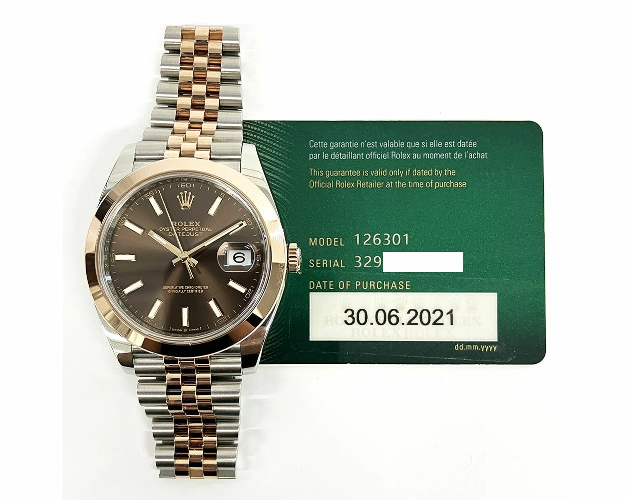 Rolex datejust 41 everose on sale