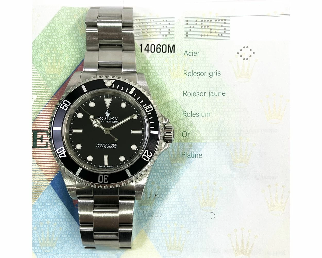 Submariner 14060 Rolex Submariner Date 1997 Rolex Oyster Perpetual