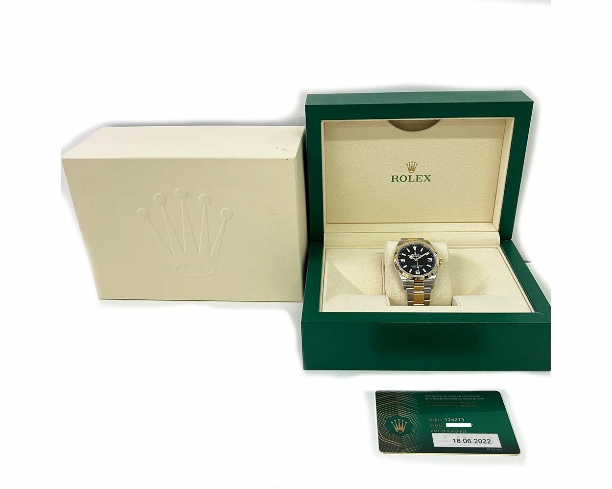 Buy Genuine Used Rolex Explorer 124273 Watch - Black Dial Buy Genuine Used Rolex Explorer 124273 Watch - Black Dial