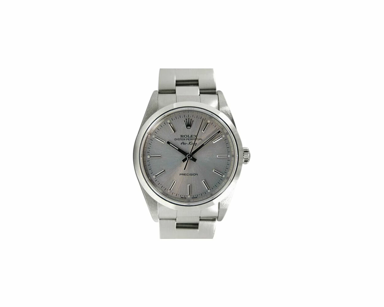 Buy Genuine Used Rolex Air King 14000M Watch Silver Dial SKU 2289
