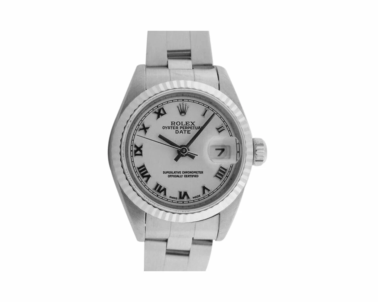 Buy Genuine Used Rolex Date 26 69174 Watch White Dial SKU 2367