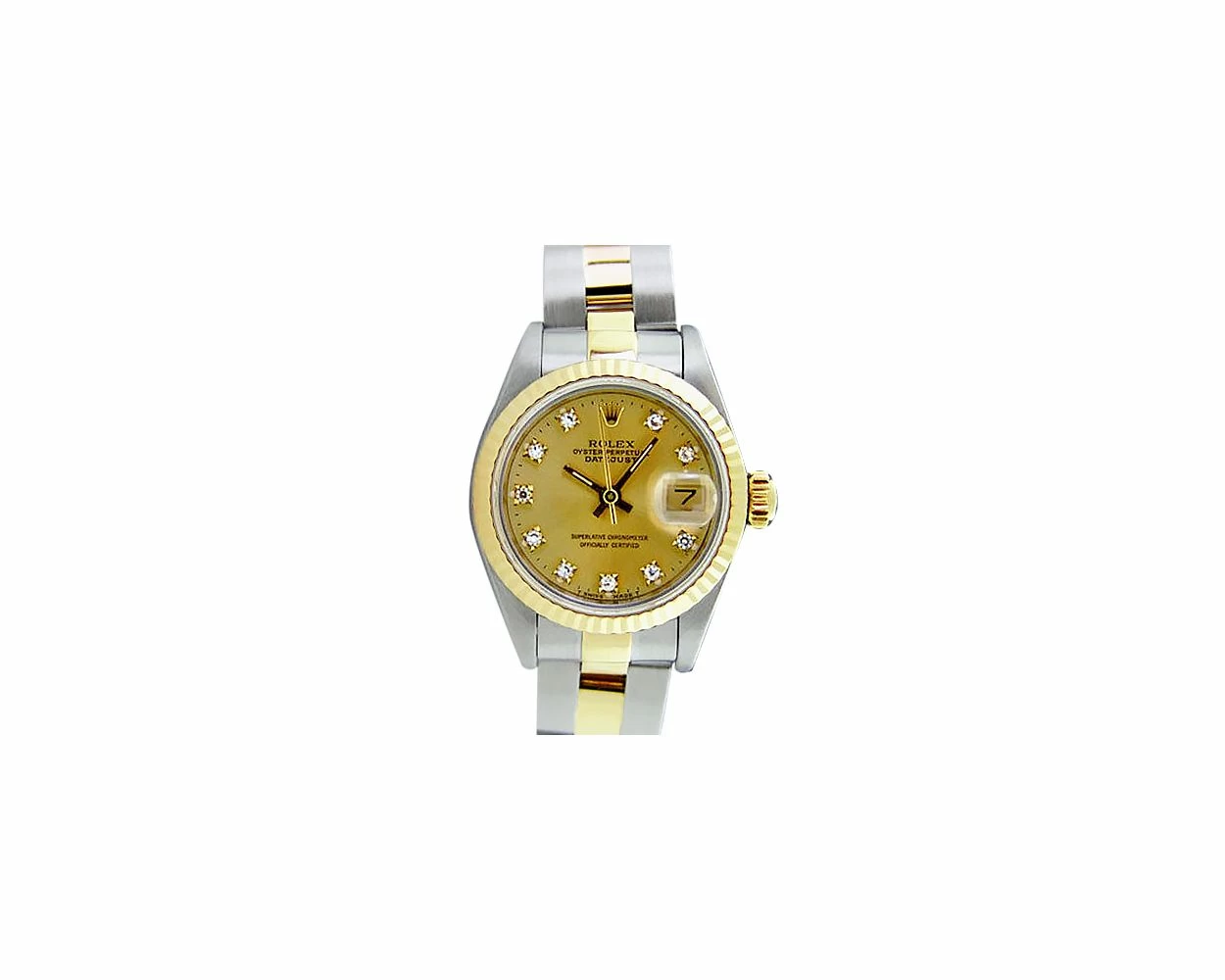 Rolex Lady-Datejust 26mm 179138 Yellow Gold, Champagne Diamond