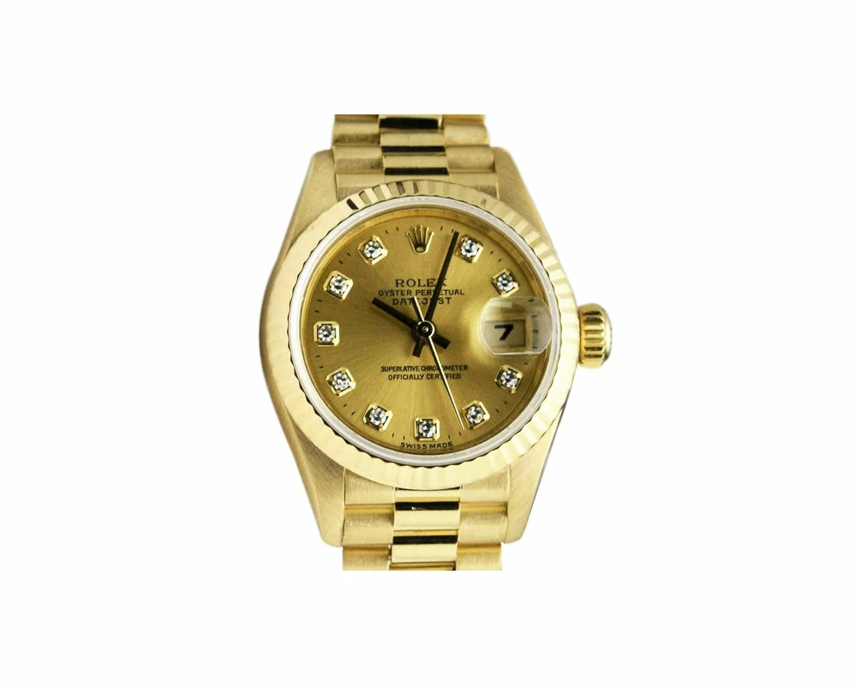 Buy Genuine Used Rolex Lady Datejust 26 69178 Watch Champagne Dial SKU 4113