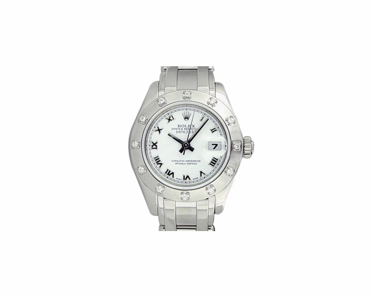 Buy Genuine Used Rolex Pearlmaster 29 80319 Watch White Dial