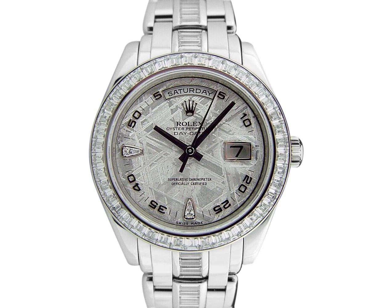 Rolex masterpiece platinum on sale meteorite
