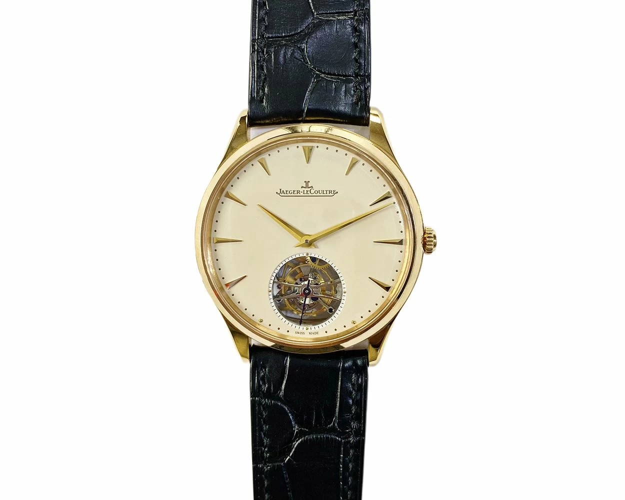 Buy Genuine Jaeger LeCoultre Master Ultra Thin Tourbillon Q1322410 SKU 10220