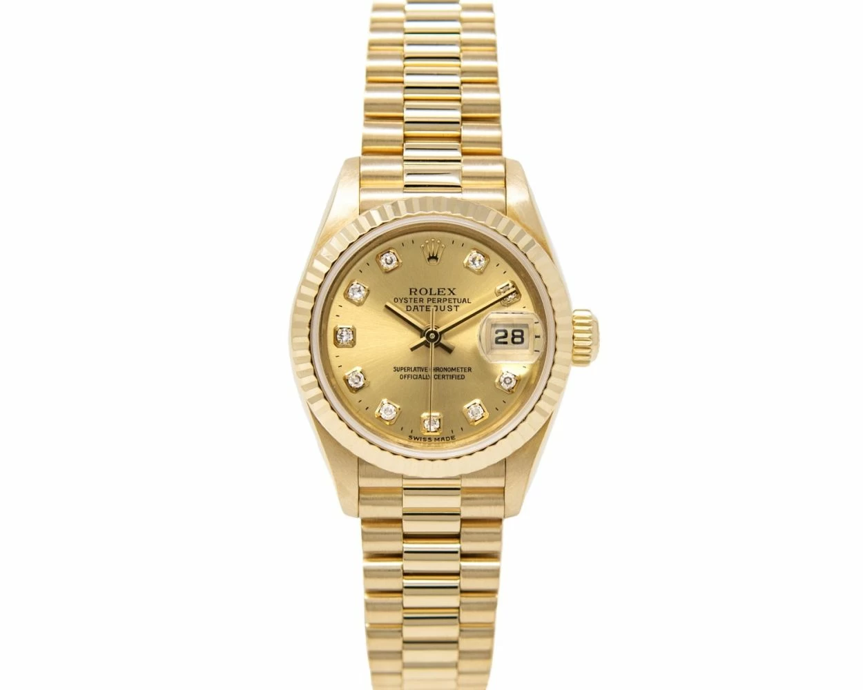 Buy Genuine Used Rolex Lady Datejust 26 79178 Watch Champagne
