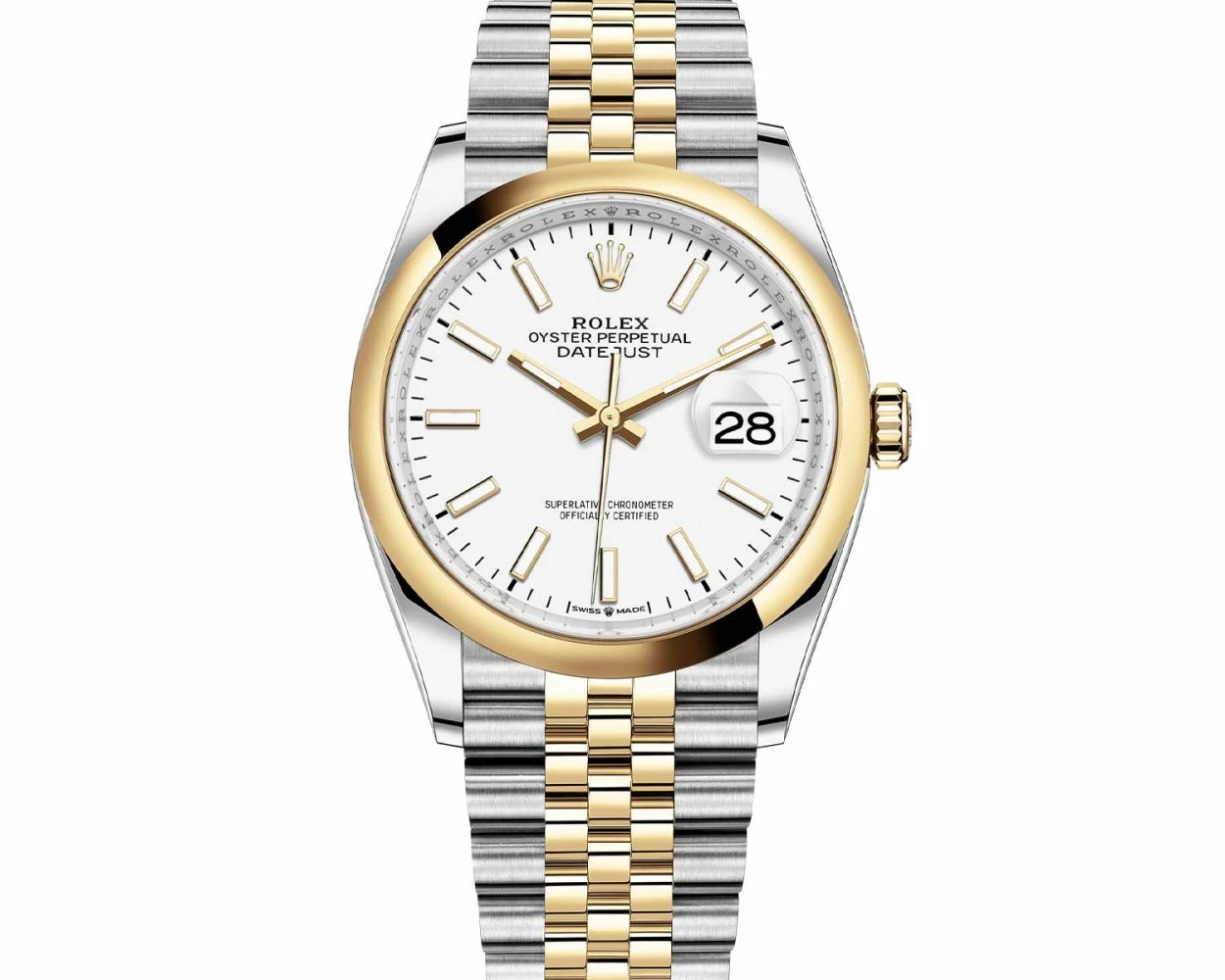 Buy Genuine Used Rolex Datejust 36 126203 Watch White Dial SKU 7469