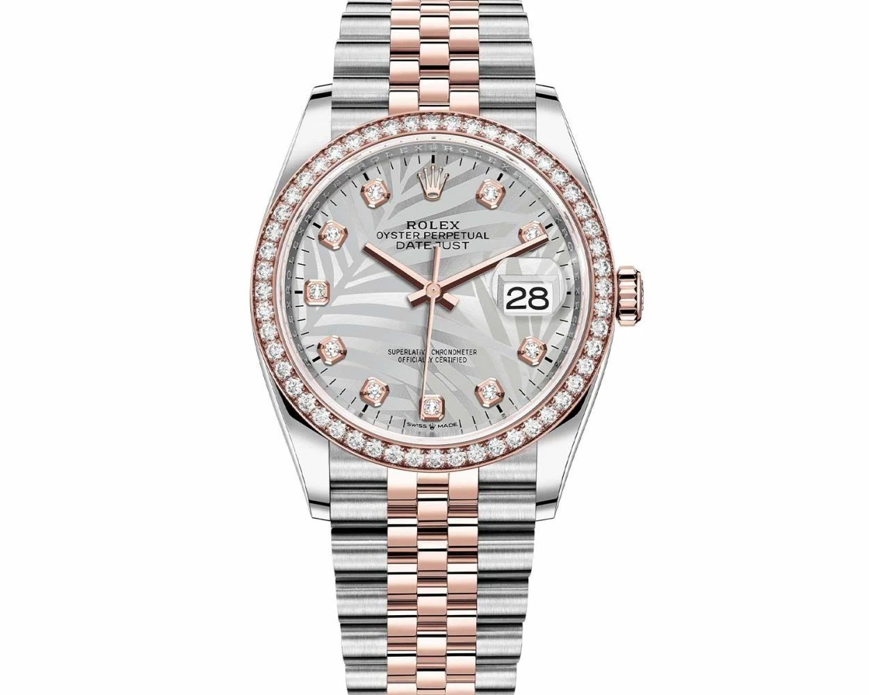Rolex datejust 36 rose gold jubilee hotsell