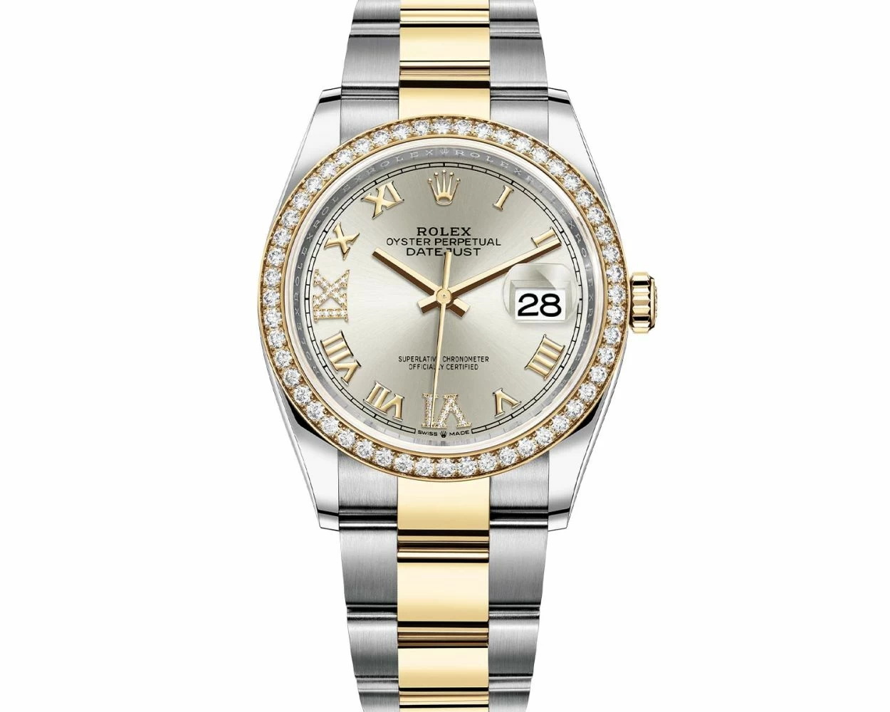Buy Genuine Used Rolex Datejust 36 126283RBR Watch Silver Dial SKU 7494