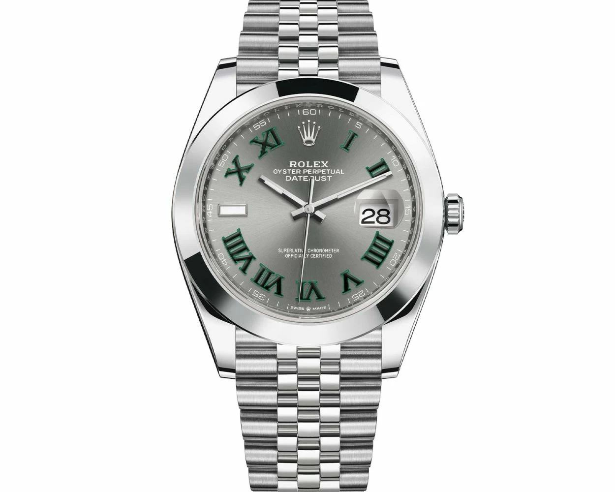 Buy Genuine Used Rolex Datejust 41 126300 Watch Slate Dial SKU 7582