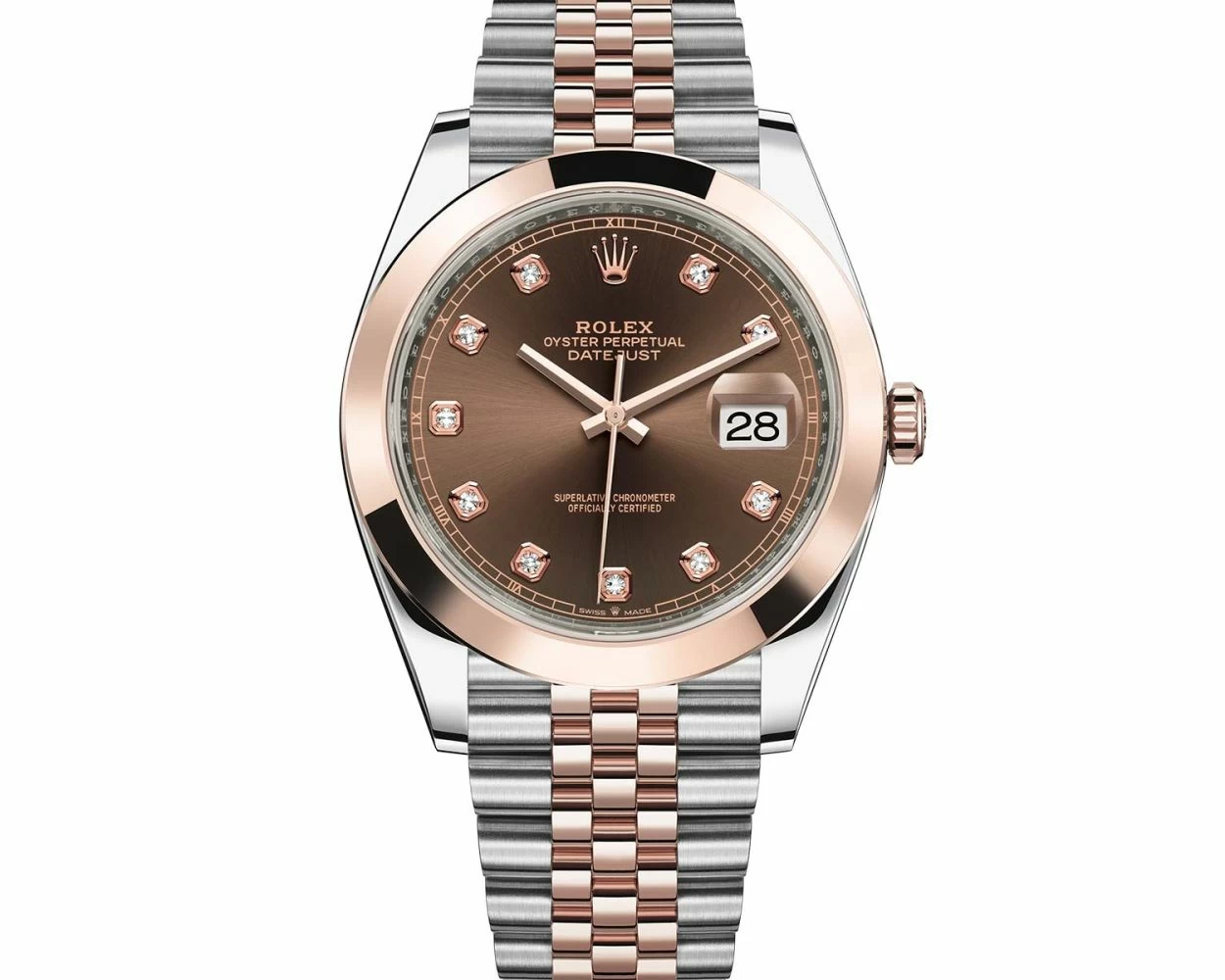 Buy Genuine Used Rolex Datejust 41 126301 Watch Chocolate Dial SKU 7628