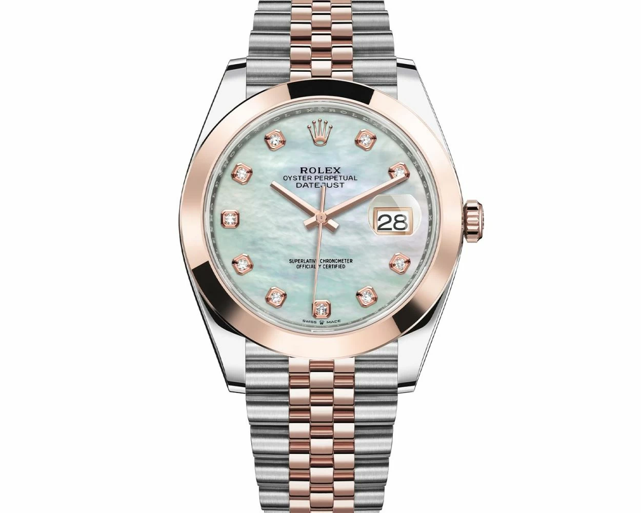 Buy Genuine Used Rolex Datejust 41 126301 Watch Mother of Pearl Dial SKU 7624