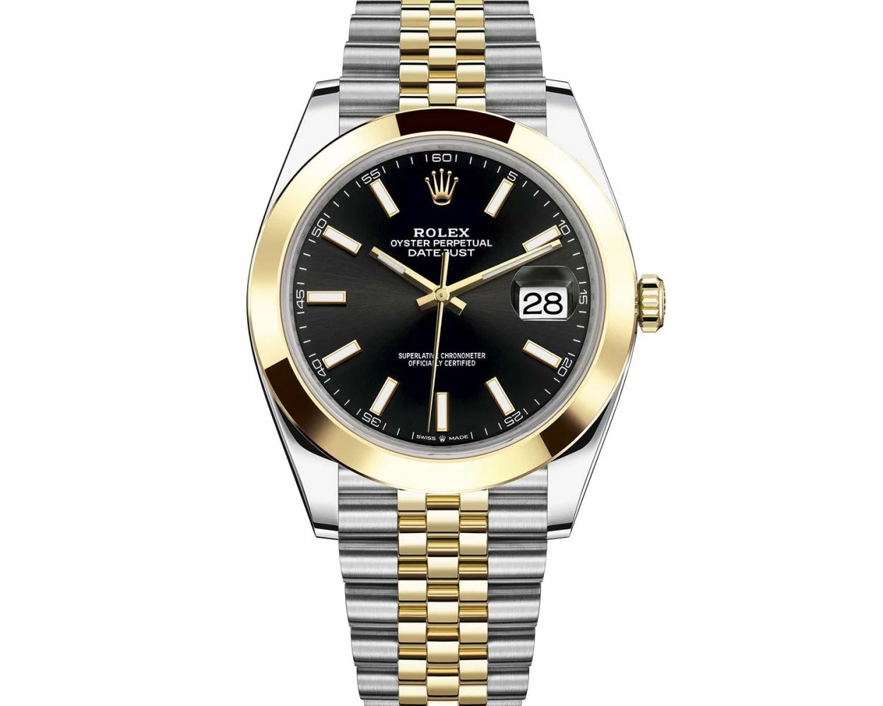 Rolex datejust 41 steel and gold on sale