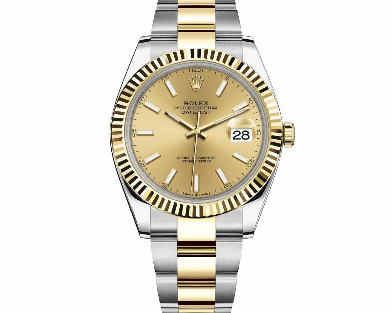 Buy Genuine Used Rolex Datejust 41 126333 Watch Champagne Dial SKU 7618