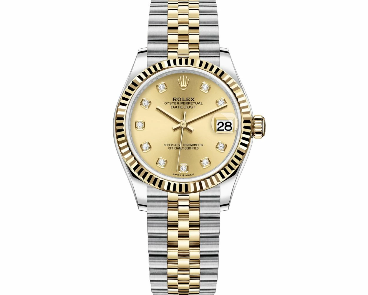 Rolex datejust 31mm top steel and yellow gold