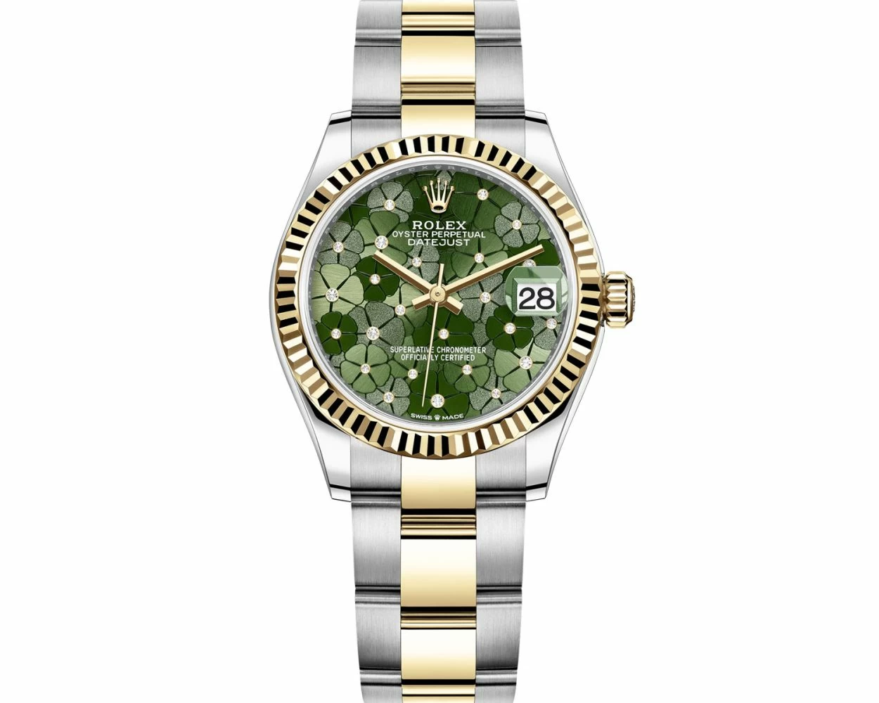 Buy Rolex Women's Datejust 31 278273 Wristwatch - Olive Green