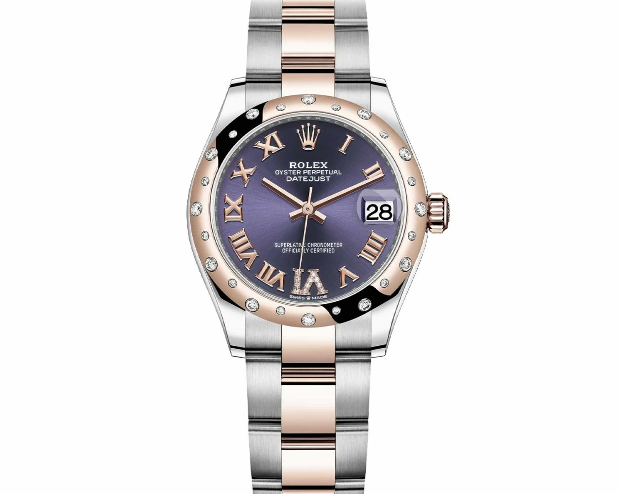 Buy Genuine Used Rolex Datejust 31 278341RBR Watch Aubergine Dial SKU 7300