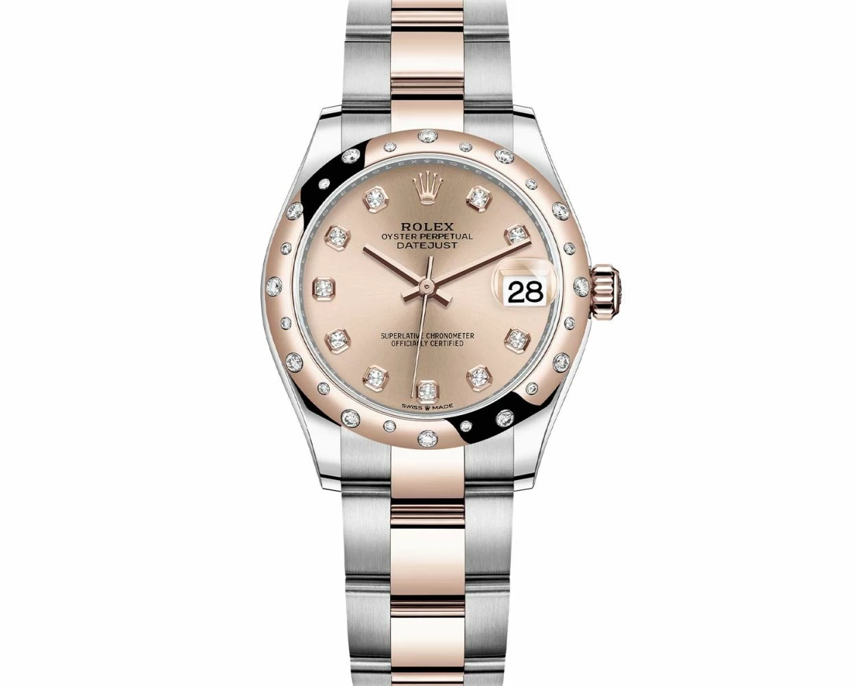 Datejust 31 rose gold new arrivals