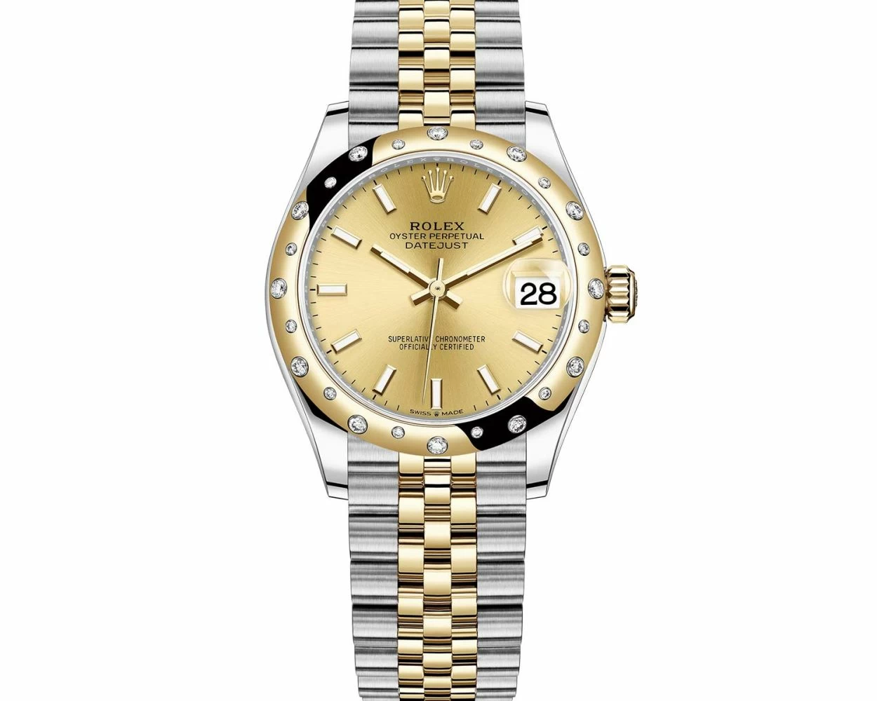 Buy Genuine Used Rolex Datejust 31 278343RBR Watch Champagne Dial SKU 7229