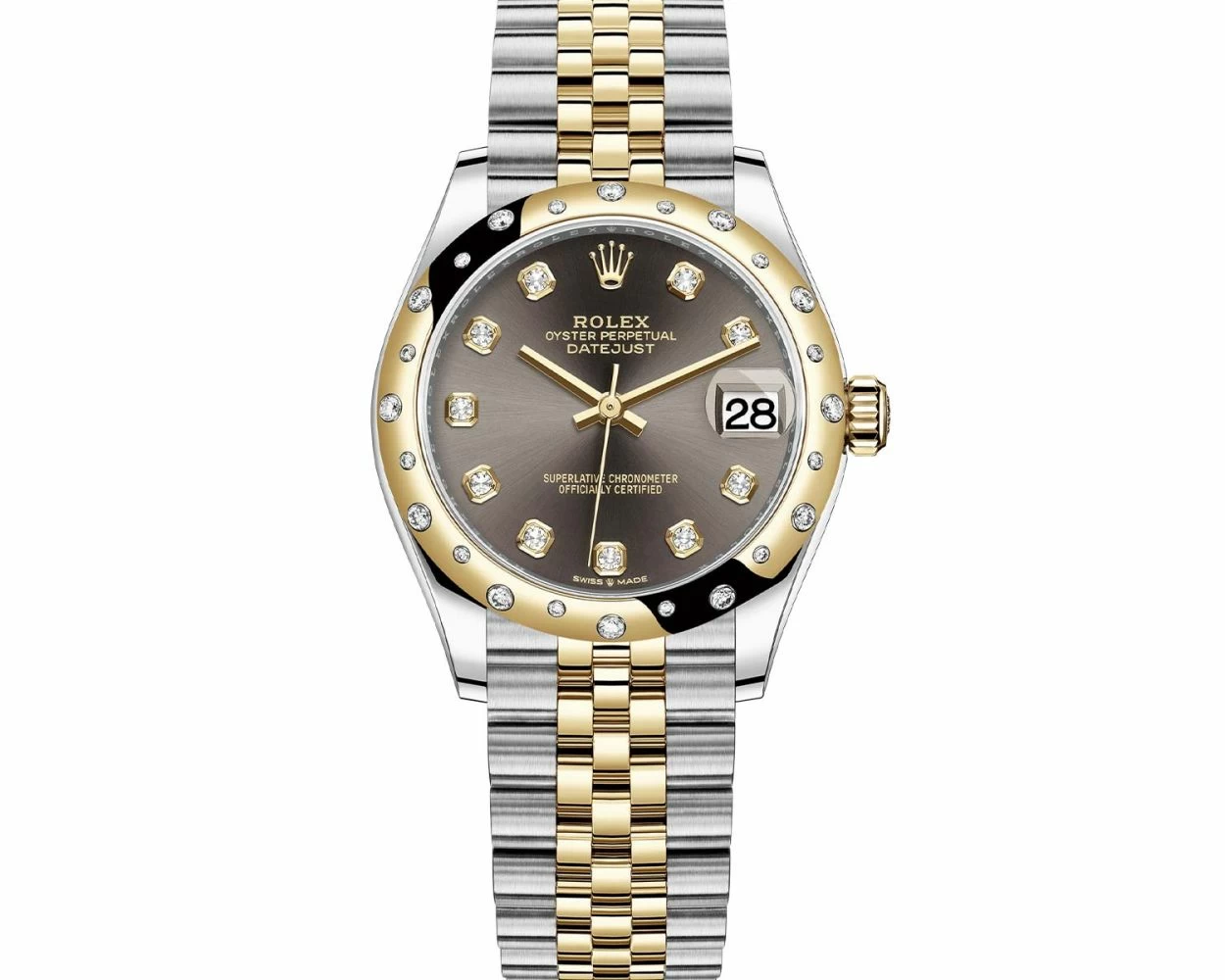 Dark best sale grey rolex