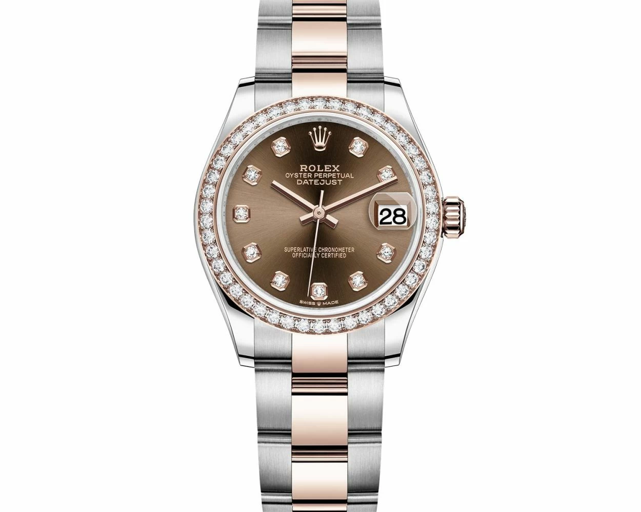 Buy Genuine Used Rolex Datejust 31 278381RBR Watch Chocolate Dial SKU 7317