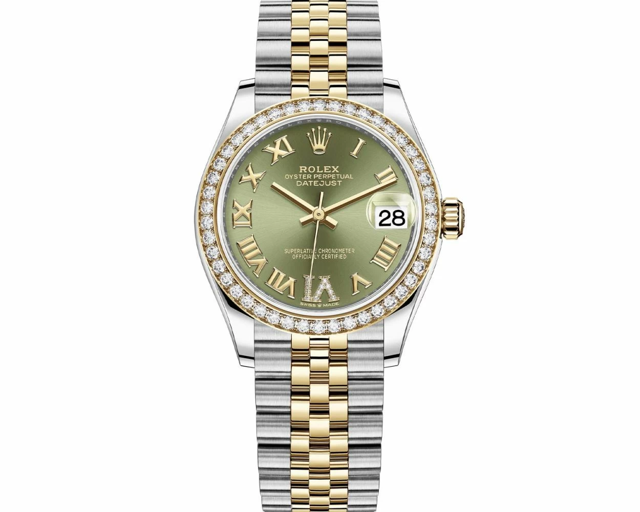 Rolex datejust 31 olive green 2025