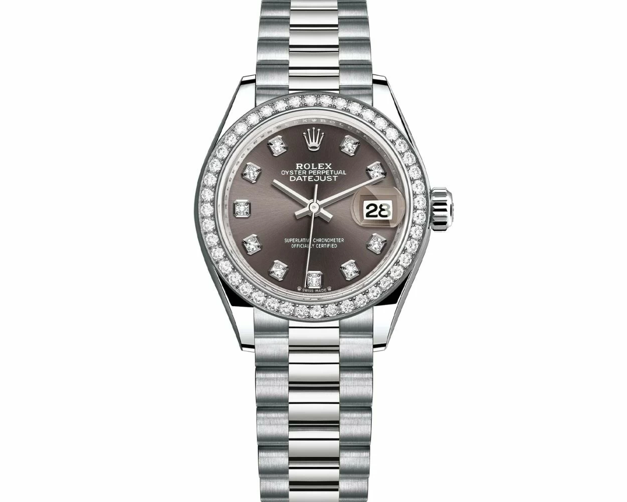 Buy Genuine Used Rolex Lady Datejust 28 279139RBR Watch Dark