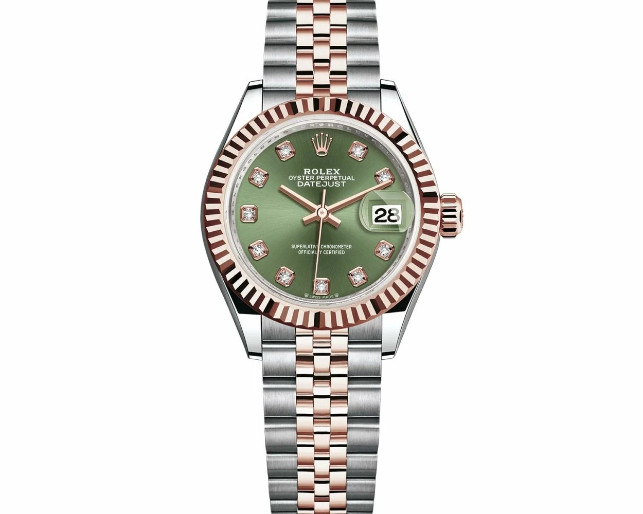 Lady datejust 28 rose gold outlet