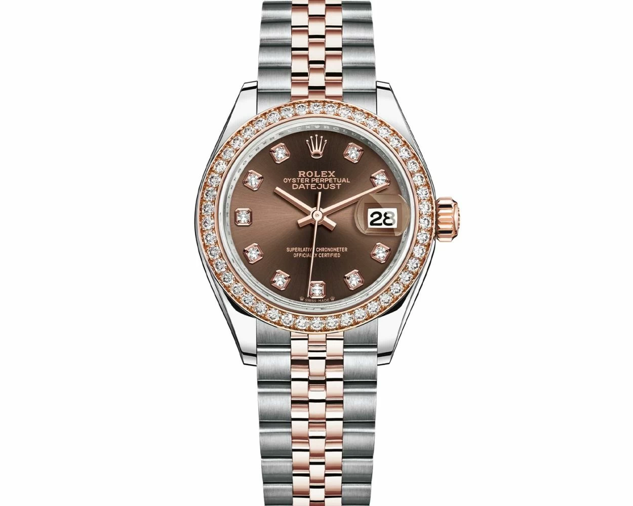 Rolex lady datejust hot sale chocolate dial