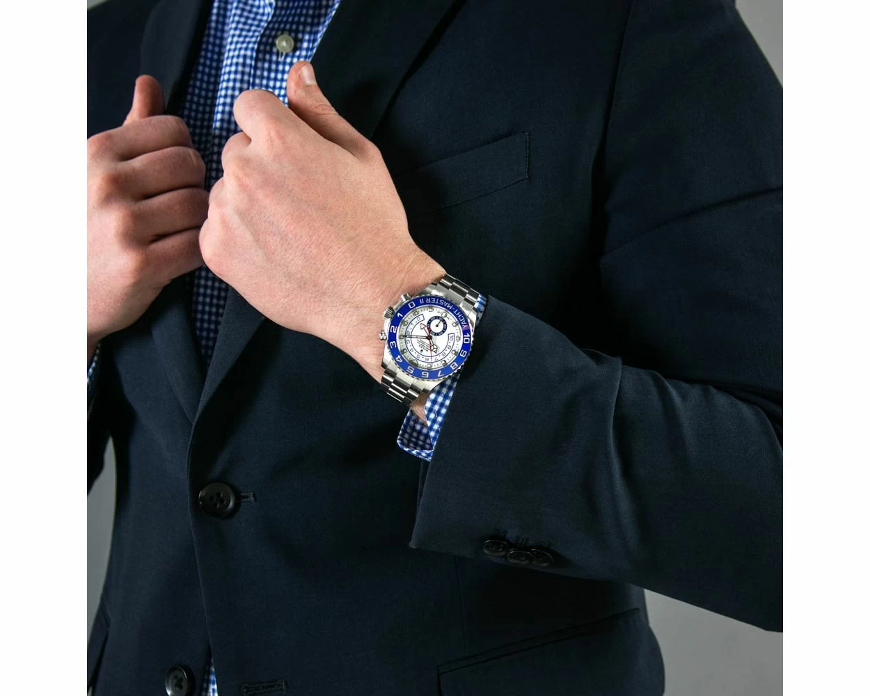 38mm/42mm Watch bezel YACHT-MASTER II Blue Ceramic Watch bezel Replacement  Part Accessories