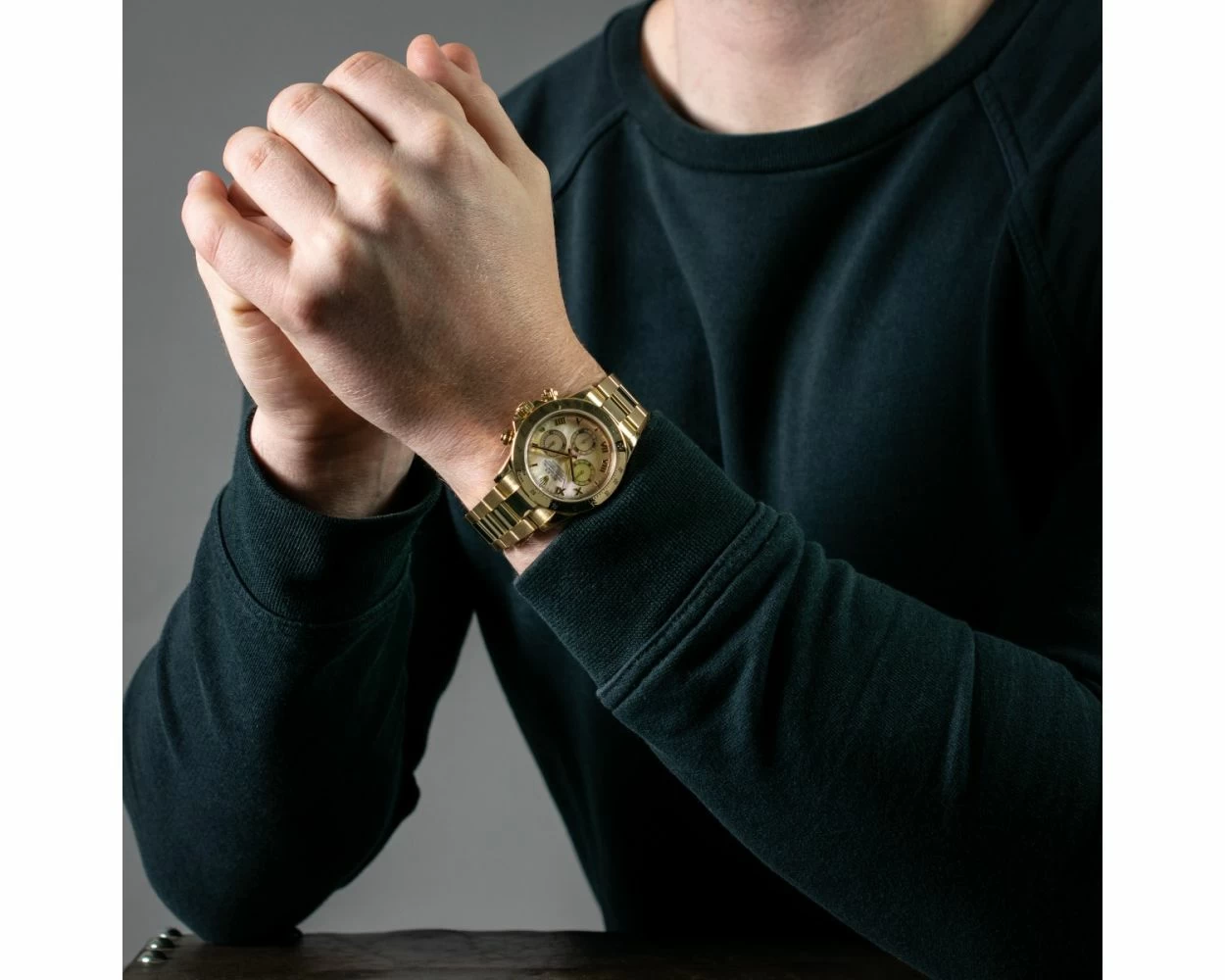 Gold Rolex Daytona Wrist Shot Buy Genuine Used Rolex Cosmograph