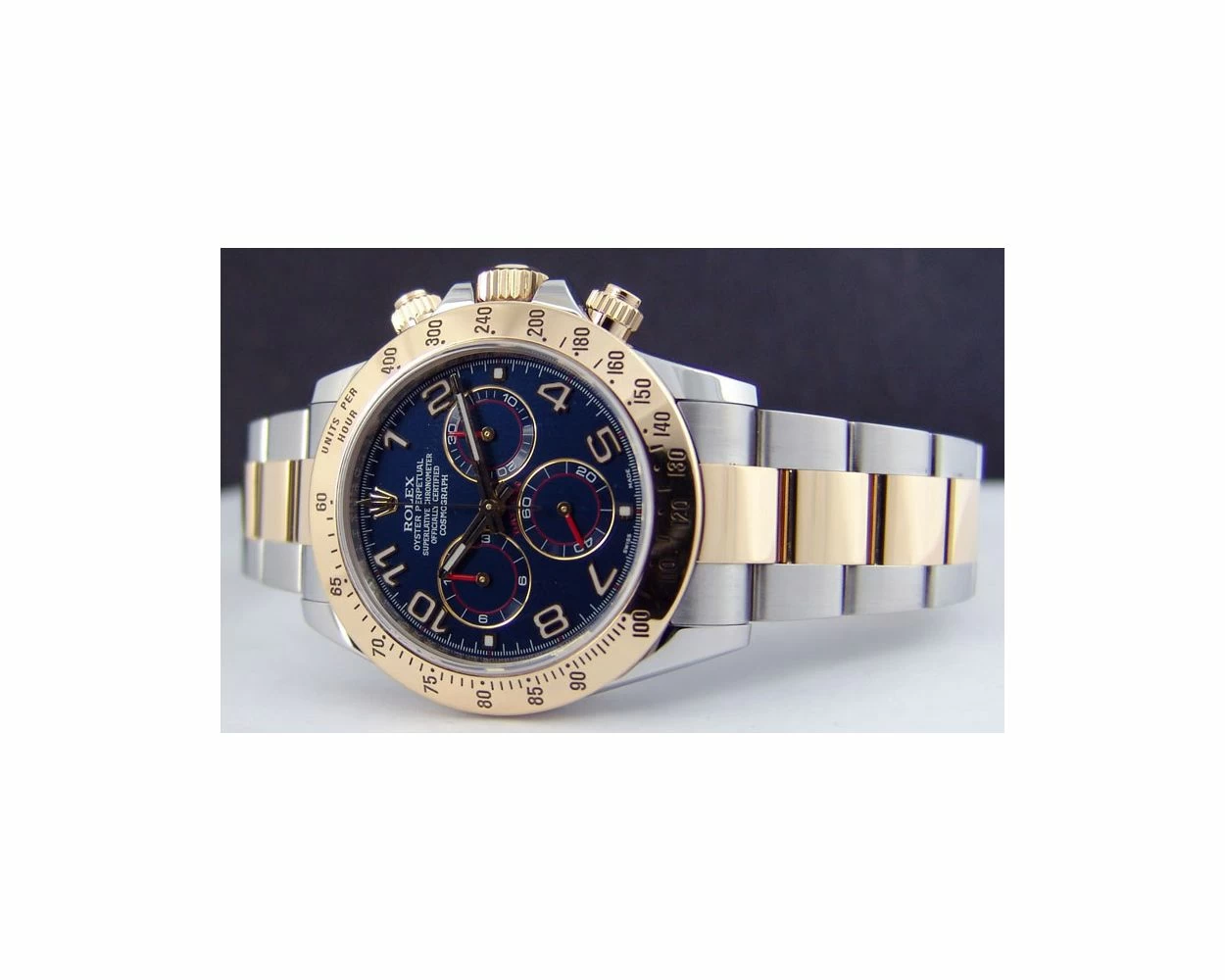 Buy Genuine Used Rolex Cosmograph Daytona 116523 Watch Blue Dial SKU 1136