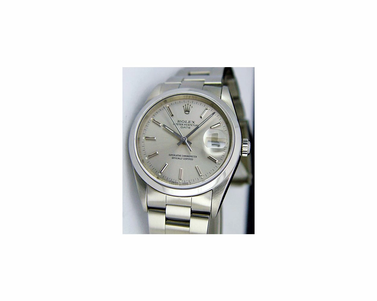 Buy Genuine Used Rolex Date 34 15200 Watch Silver Dial SKU 2248